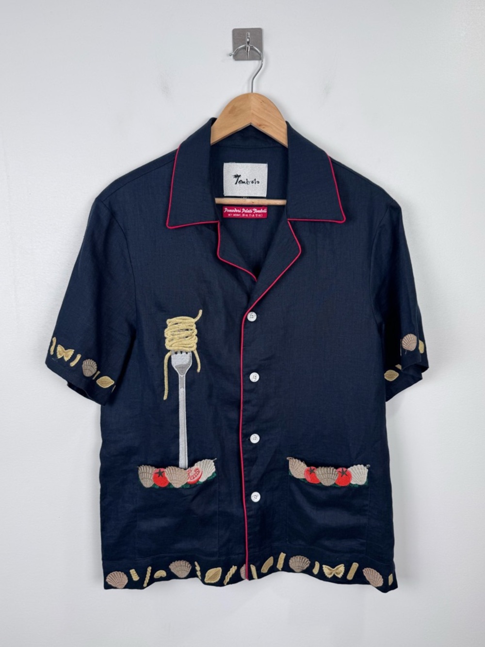 Tombolo Men Vongole! Cabana Shirt Size Medium